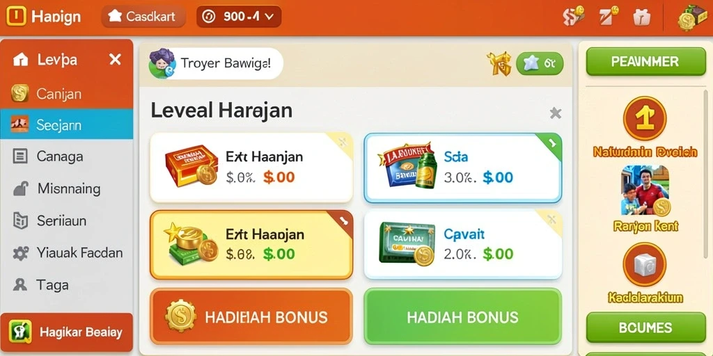 Tampilan antarmuka pengguna yang menarik dan intuitif.