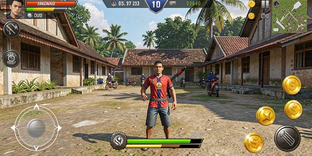 Tampilan awal permainan yang menarik.