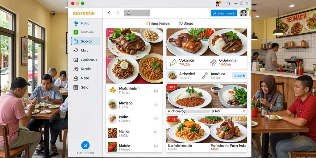 Tampilan antarmuka yang user-friendly dan intuitif.