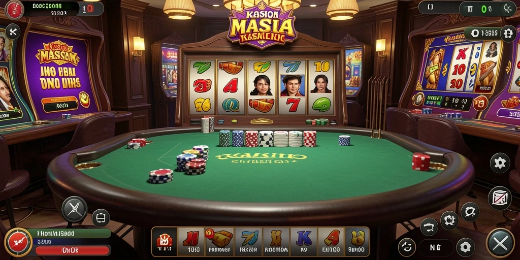 Tampilan antarmuka GARASISLOT yang menarik dan modern.