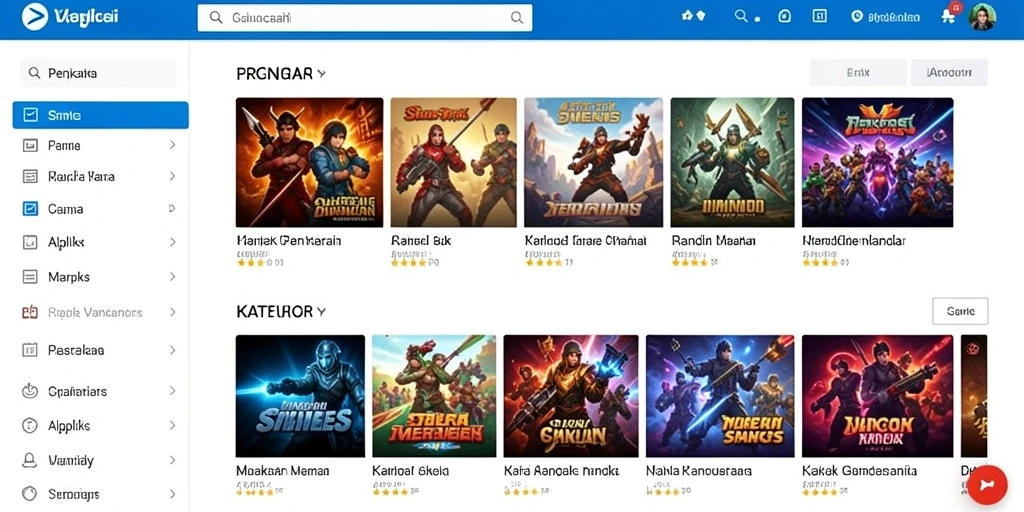 Tampilan antarmuka yang menarik dan modern.