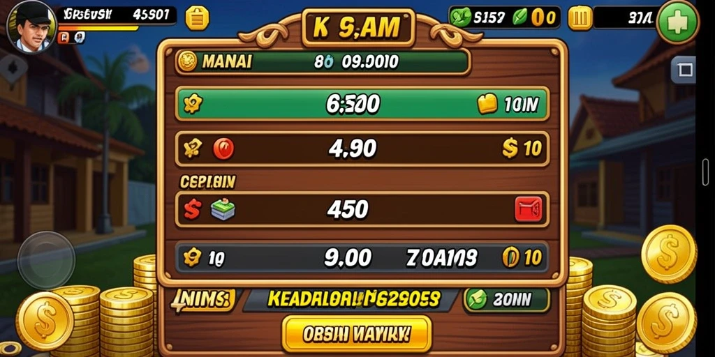 Tampilan awal permainan yang menarik dan informatif.