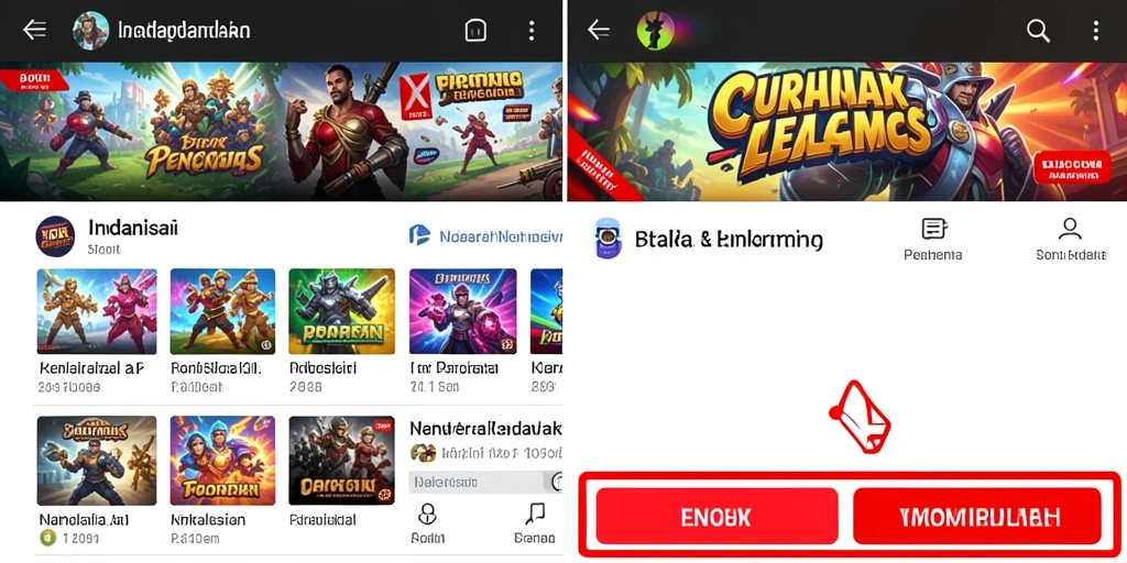 Tampilan karakter unik dalam JURAGAN404.