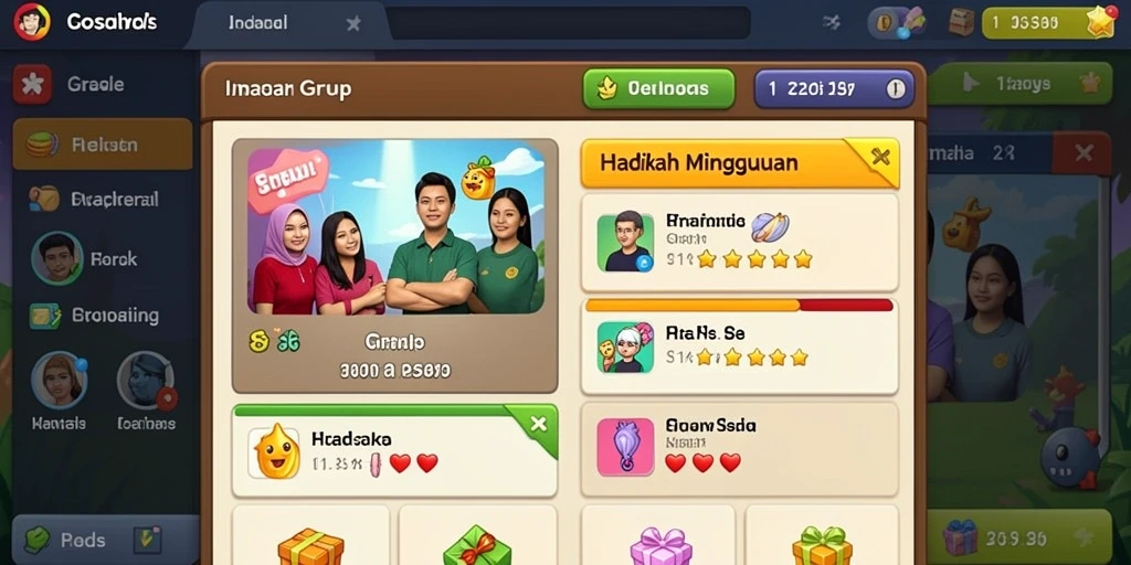 Tampilan antarmuka PISANGBET yang menarik dan mudah digunakan.
