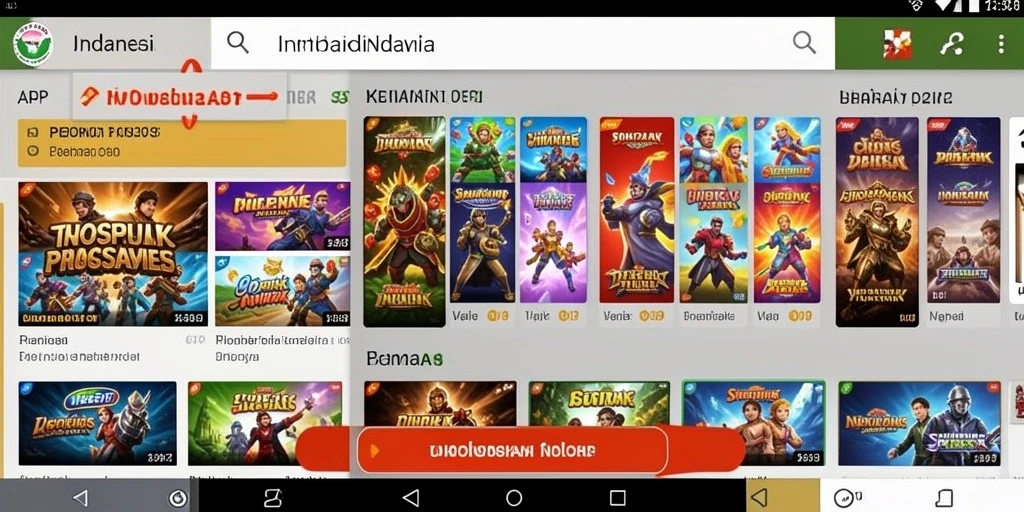 Tampilan utama dengan antarmuka yang user-friendly.