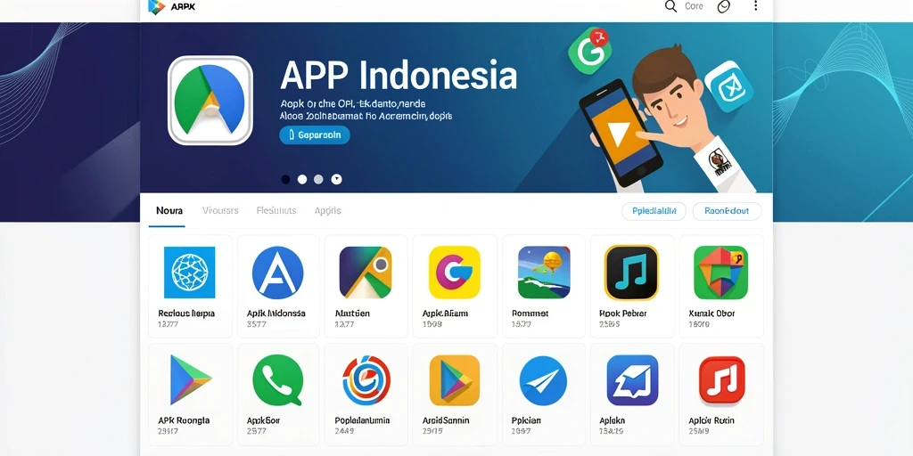 Tangkapan layar menunjukkan tampilan awal yang menarik.